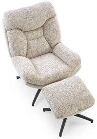 KRONOS fotel puffal bézs