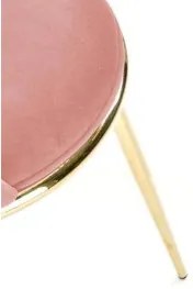 K-460 étkezőszék rózsaszín arany