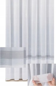 Függöny Könnyű Szalagos Függöny Nappali Függöny Fehér Szürke Sz. 250x260