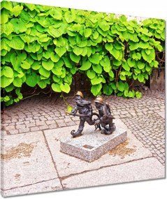 Vászonkép 50x50 Törpék Tűzvészek Boroszló