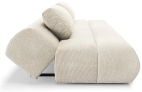 FANO kinyitható háromszemélyes kanapé, krémszínű