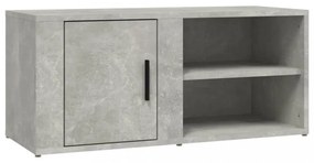 2 db betonszürke szerelt fa TV-szekrény 80x31,5x36 cm