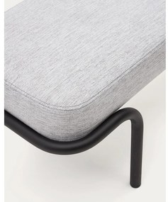 Világosszürke pad Compo – Kave Home