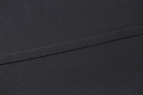 Függöny OXFORD LIGHT 140x270 cm, fekete Felfüggesztés: Hullámos sínszalag