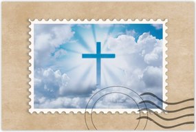 Poszterek 90x60 Kereszt Jézus Mennyország