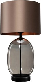 Kaspa SALVADOR BLACK 41124107 Asztali lámpa 1x25W/E27 IP20