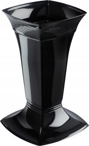 Temetői Váza Sírkő Flakon 30cm Fekete