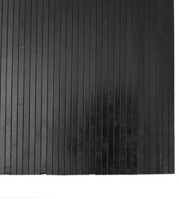 négyszögletű szürke bambusz szőnyeg 80 x 500 cm