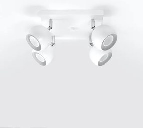 Sollux SL.0440 - Mennyezeti spotlámpa OCULARE 4xGU10/10W/230V