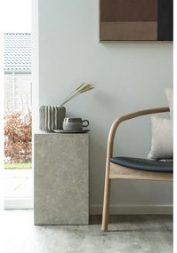 Prague dohányzóasztal márványhatású, bézs, 30x30x50 cm