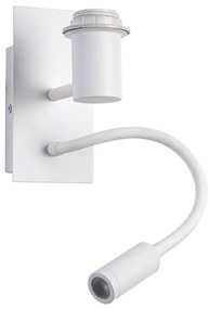 Brilagi - LED Rugalmas fali lámpa NUBILA 1xE27/25W/230V + LED/3W fehér