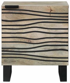 Éjjeliszekrények 2 pcs Természetes 40 x 33.5 x 46 cm