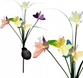 Napelemes Kerti Lámpa Dekoratív Led Pillangók színes Beszúrható