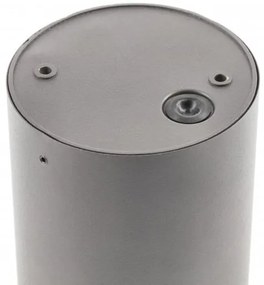 Lámpa Mennyezeti lámpatest LENTO, aluminium, 100x130, IP54, MAX.35W, kör, grafit