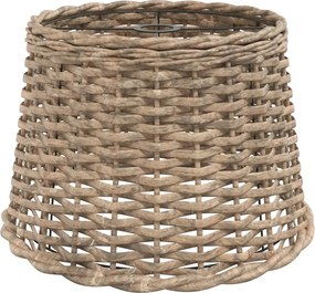 vidaXL barna fonott mennyezeti lámpaernyő Ø40 x 26 cm