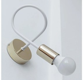 OXFORD fali lámpa 1xE27/15W/230V arany/fehér