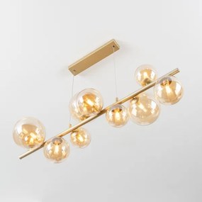 Brilagi - LED Csillár zsinóron MILLA 10xG9/3W/230V arany