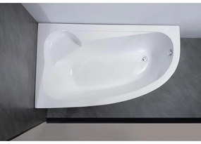 Nizza aszimmetrikus kád bal 160x100 cm