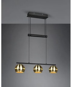 Trio - Csillár zsinóron FLETCHER 3xE14/40W/230V réz