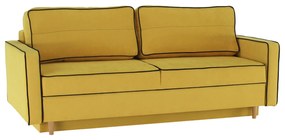 Zondo Háromszemélyes kanapé Banuga (sárga + fekete). 1034221