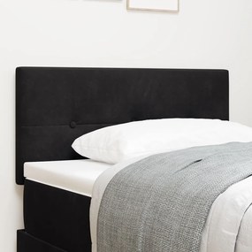 Fejtámla Gombos Ráncolt Fekete 100 cm Bársony