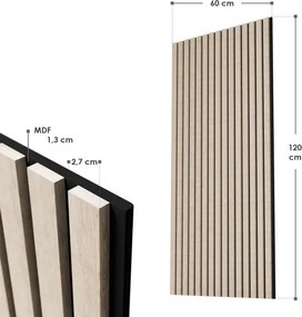 Juskys 4 darabos akusztikus panel szett - világos tölgy