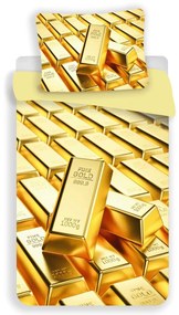 3D mikroszálas ágyneműhuzat GOLD, sárga Ágyneműhuzat mérete: 70 x 90 cm | 140 x 200 cm