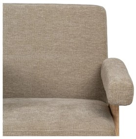 Bézs zsenília fotel Rest – Ixia