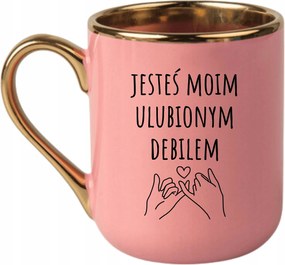 Bögre Elegáns Rózsaszín Arany Rant Vicces Ajándék Kedvenc