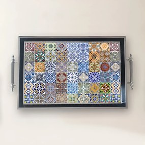 Üveg tálca, 38×24 cm – TPG9894