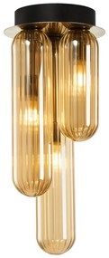 Üvegbúrás mennyezeti lámpa arany Milagro Pax Gold (ML0340) 3xG9