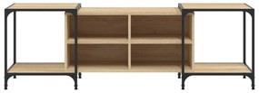 sonoma tölgy színű szerelt fa TV-szekrény 153 x 37 x 50 cm
