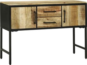 vidaXL Konzolasztal fiókkal Barna 100 x 35 x 70 cm tömör mangófa
