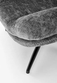 Dario fotel lábtartóval és hintázó funkcióval szürke