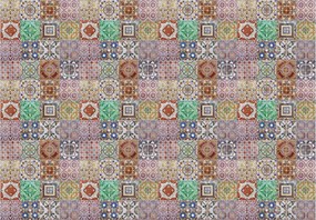 Flizelin fotótapéta Geometrikus szimfónia mozaik dekoráció 254x184 +ragasztó