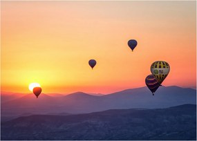 Hőlégballon képe (70x50 cm)