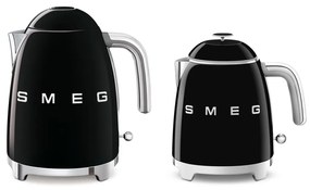 Fekete rozsdamentes acél vízforraló 800 ml Retro Style – SMEG