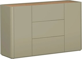 Elivo fiókos komód 150 cm - eukaliptusz / baltic dune tölgy