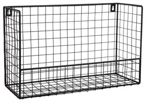 Fekete acél fali polc 40 cm Reja – PT LIVING