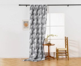 FLOCUS mintás dizájnfüggöny 140x270 cm Felfüggesztés: Hullámos sínszalag