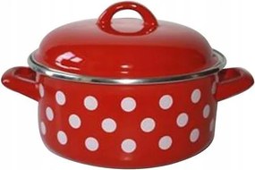 lábas fedő átmérője 24 cm 4,8 l Dots Red