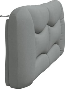 világosszürke szövet fejtámla párna Hvar 193 cm