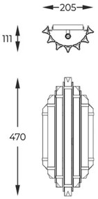 Zuma Line W0556-02A-V7V7 - Fali lámpa ALEXANDRIA 2xG9/42W/230V arany