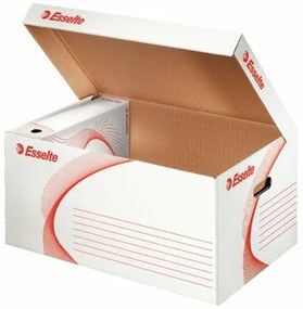 Archiválókonténer, karton, felfelé nyíló, ESSELTE Standard, fehér (E128900)