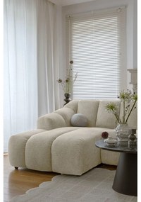 Bézs sarokkanapé (bal oldali-heverő résszel) Shell – Miuform