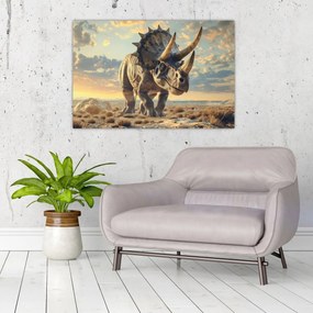 Kép - Triceratops (90x60 cm)