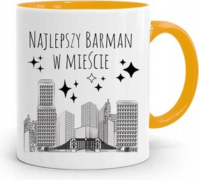 Sárga Bögre Csaposnak A Legjobb A Városban fényképes nyomattal