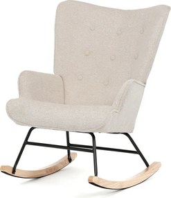 Hintaszék, bézs, szövet, AK-373 CRM2