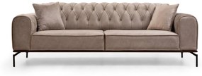 Design 3-személyes kanapé Tamarice 230 cm krém