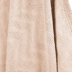 Bézs pamut kötött gyerek takaró 80x80 cm Frosty Almond – Roba